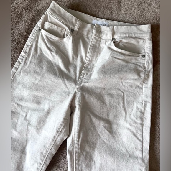 LOFT off white jeans - Picture 2 of 3